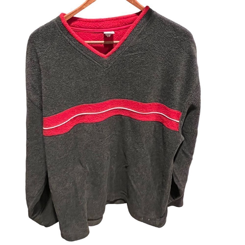 ‎Gap Factory v-neck fleece pullover men’s size XL